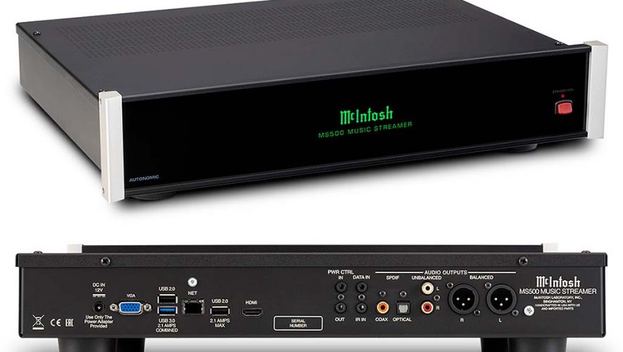 De nieuwe MS500 streamer-server van McIntosh