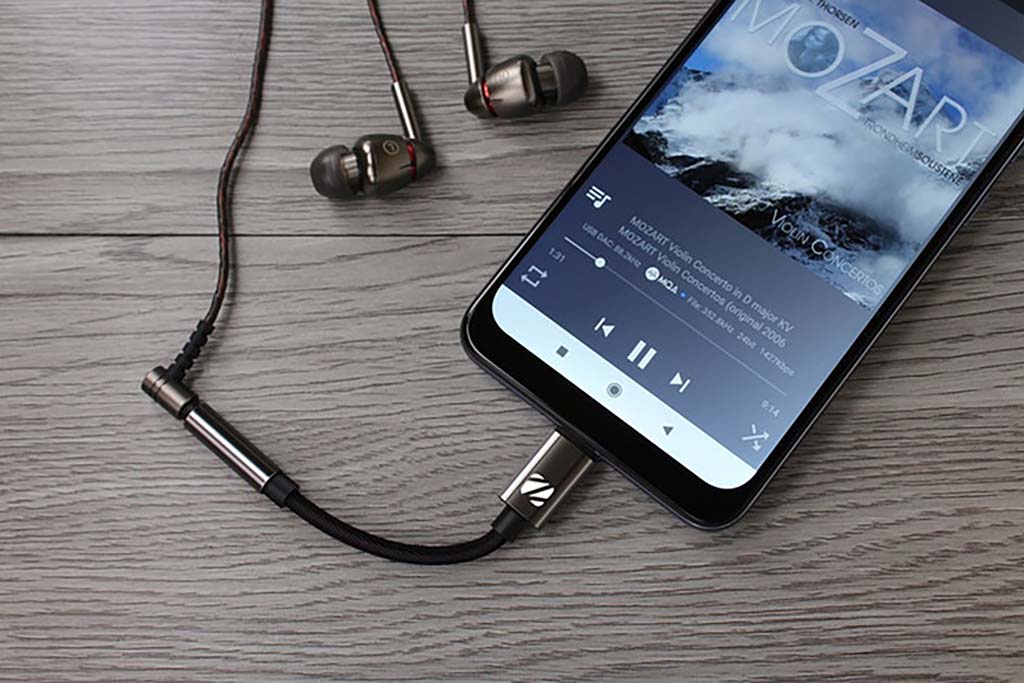 Zorloo Ztella ultracompacte USB-C DAC met MQA - Alpha Audio