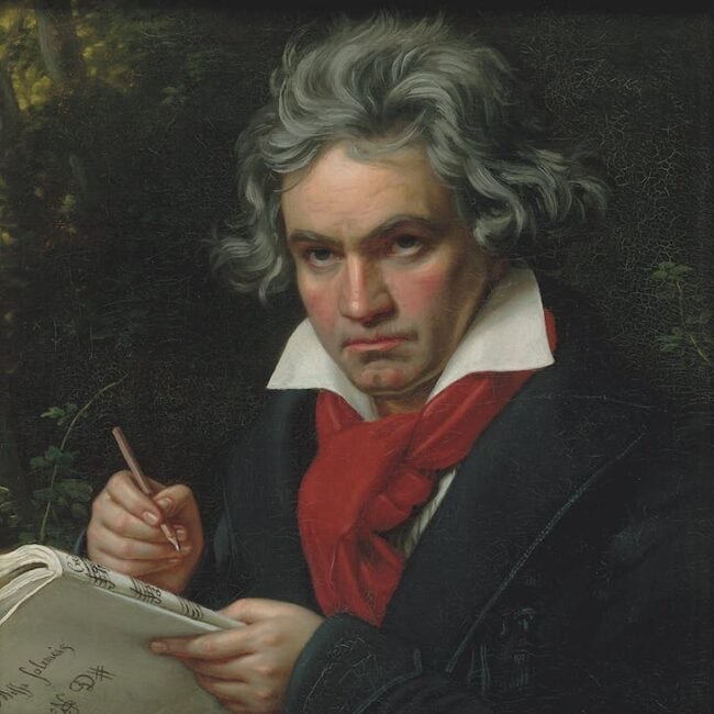 Portret van Beethoven